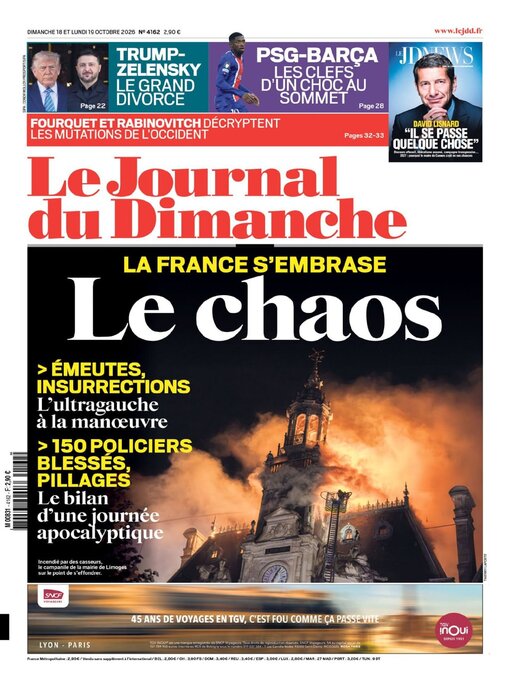 Cover image for Le Journal du dimanche